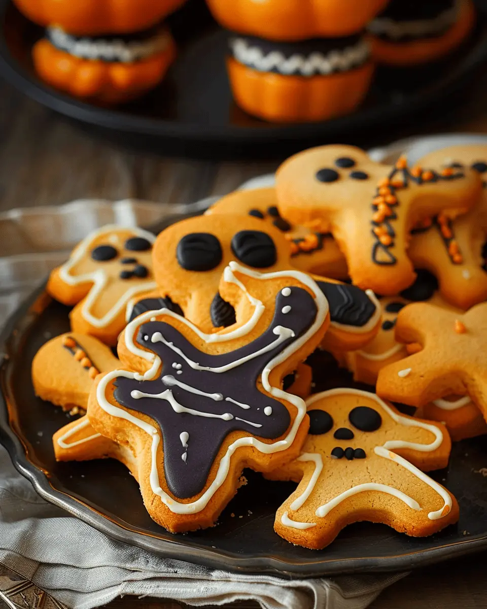 Easy Halloween food ideas: Indulgent Bone-Shaped Sugar Cookies