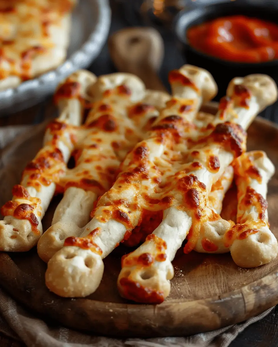 Easy Halloween food ideas: Indulge in Cheesy Halloween Breadstick Bones