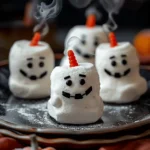 Easy Halloween food ideas : Ghostbusters Stay Puft Marshmallows