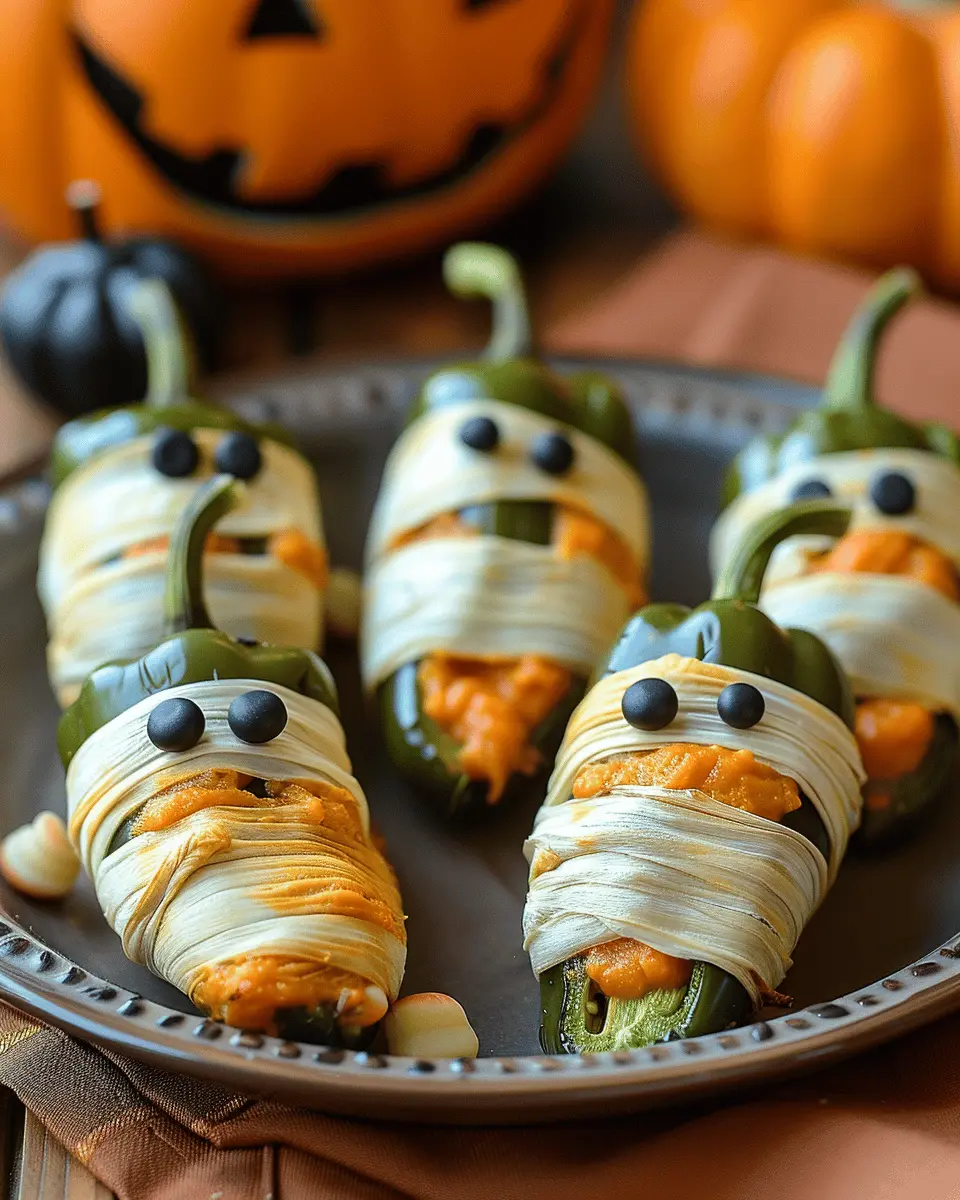 Easy Halloween food ideas: Indulgent Mummy Jalapeño Poppers