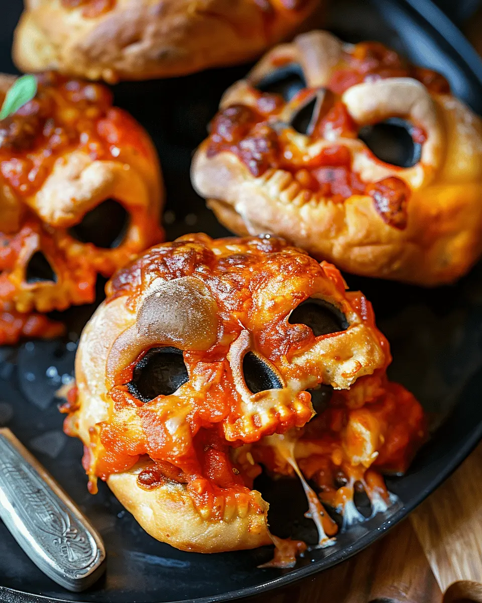 Easy Halloween Food Ideas: Spooktacular Pizza Skulls Recipe