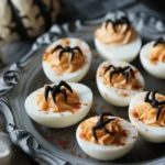 Easy Halloween food ideas : Spooky Deviled Eggs