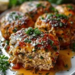 Easy Healthy dinner recipes : Garlic Parmesan Chicken Meatloaf: The Ultimate Comfort Food Recipe