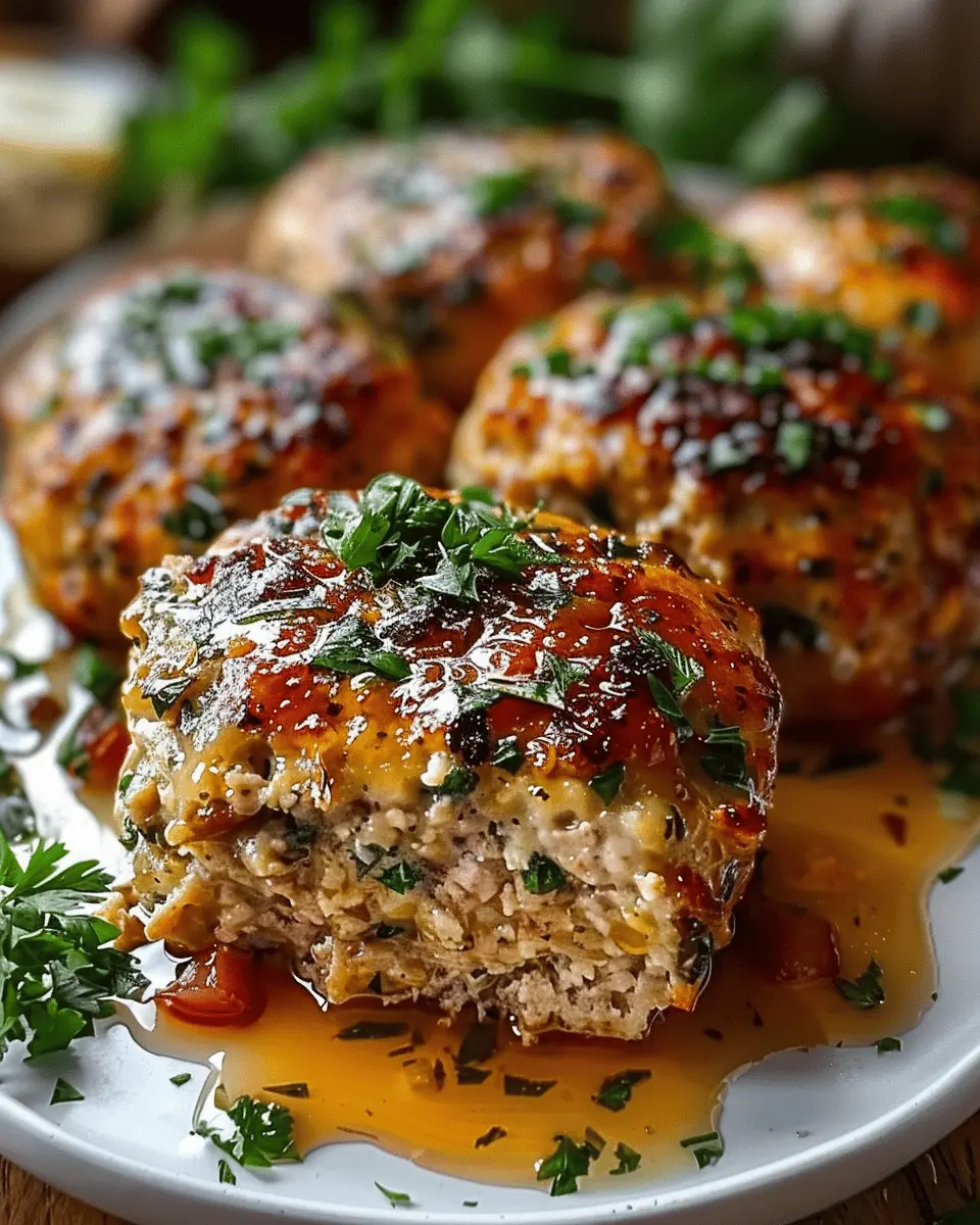 Easy Healthy Dinner Recipes: Irresistible Garlic Parmesan Chicken Meatloaf