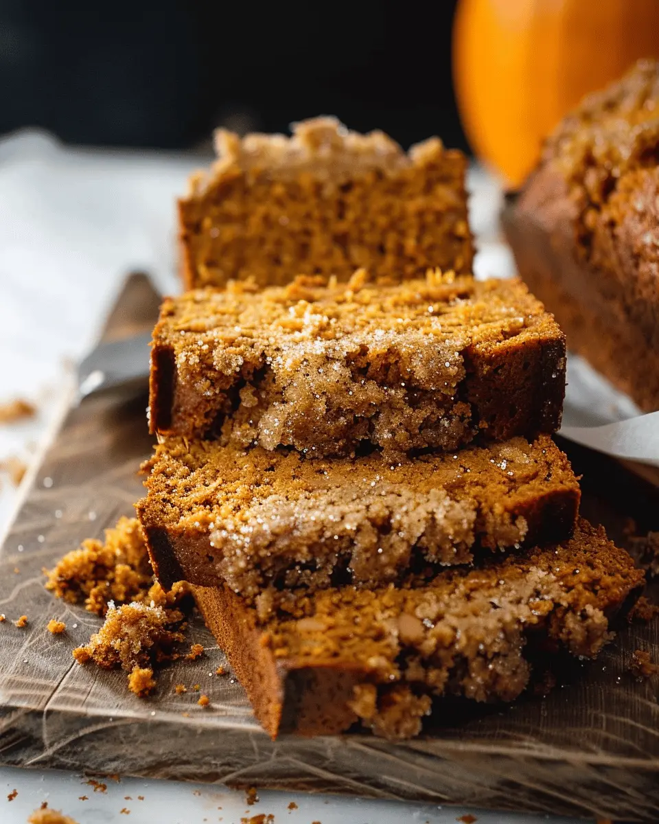 Easy Moist Pumpkin Bread Recipe: Indulgent Streusel Delight for Fall