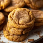 Easy Pumpkin Cookie recipes dessert : Chewy Pumpkin Snickerdoodle Cookies