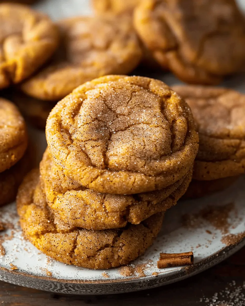 Easy Pumpkin Cookie Recipes: Delightfully Chewy Pumpkin Snickerdoodle Cookies