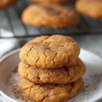 Easy Pumpkin Cookie recipes dessert : Soft Pumpkin SnickerdoodlesSoft Pumpkin Snickerdoodles