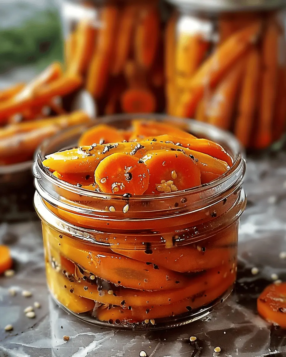 Easy Recipes Dinner: Best Hot Honey Pickled Carrots Delight