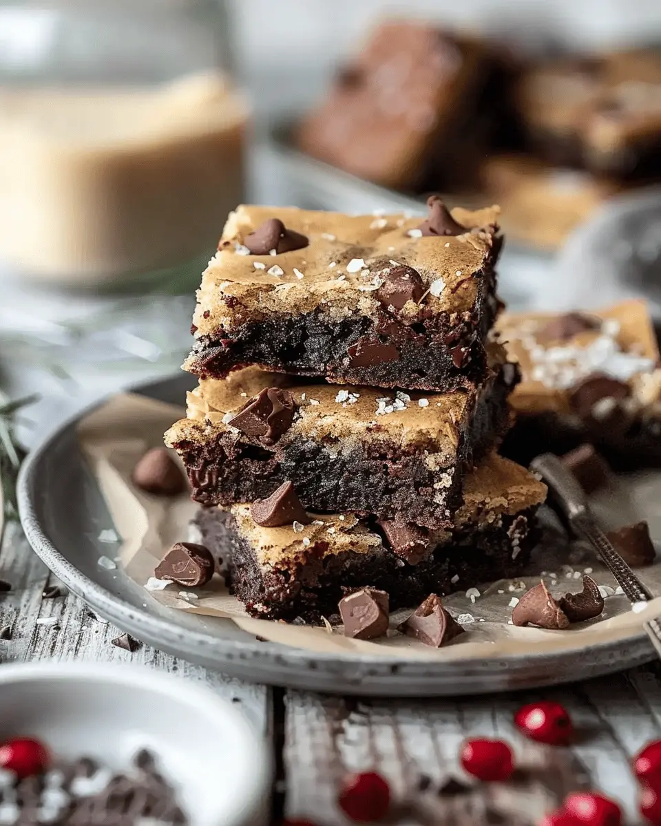 Easy Summer Meals Ideas: Indulgent Double Layer Vegan Brookies