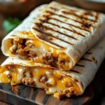 Easy Summer Meals Ideas : Easy Grilled Cheese Burrito (Taco Bell Copycat)