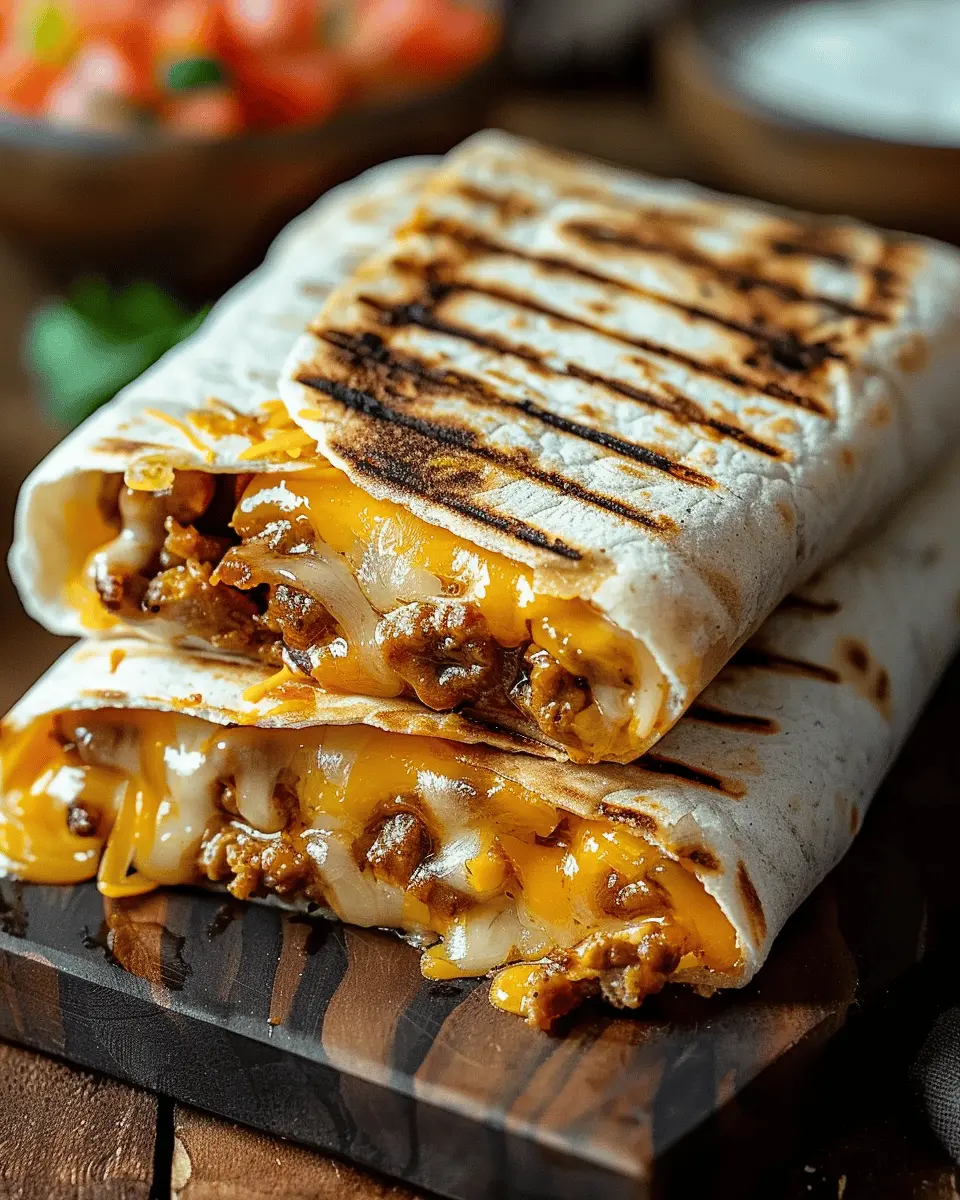 Easy Summer Meals Ideas: Indulgent Grilled Cheese Burrito Recipe