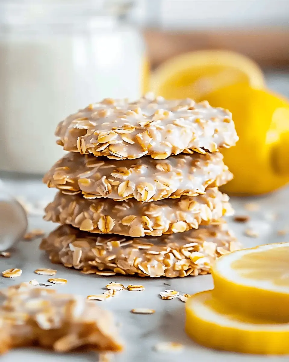 Easy Summer Meals Ideas: Delightful Lemon Oatmeal No-Bake Cookies