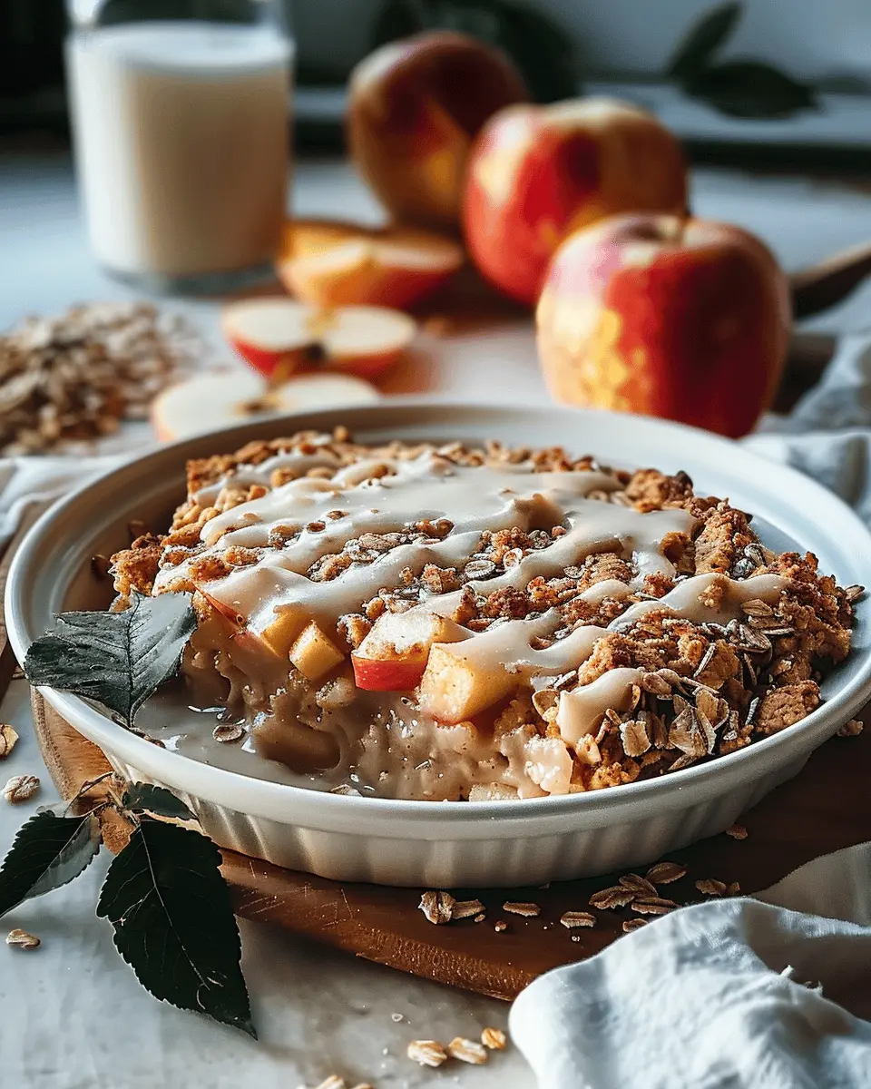 Easy Summer Meals Ideas: Delightful Oatmeal Apple Breakfast Bake