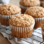 Healthy Applesauce Oat Muffins