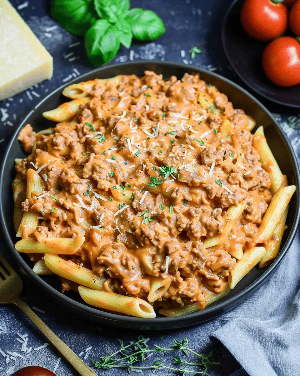 High Protein Creamy Beef Pasta: Easy Recipe for a Family Favorite