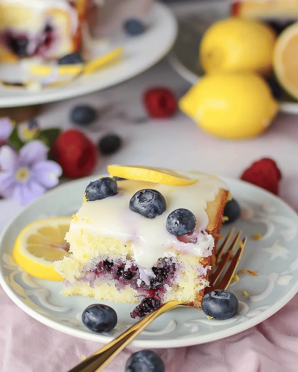 Lemon Blueberry Sheet Cake: The Best Treat for Any Occasion