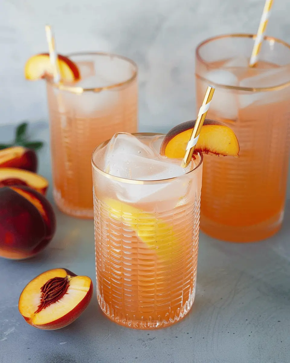 Peach Lemonade Bliss: The Best Refreshing Summer Drink Recipe