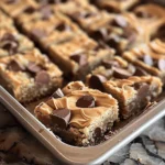 Peanut Butter Cup Gooey Cookie Bars