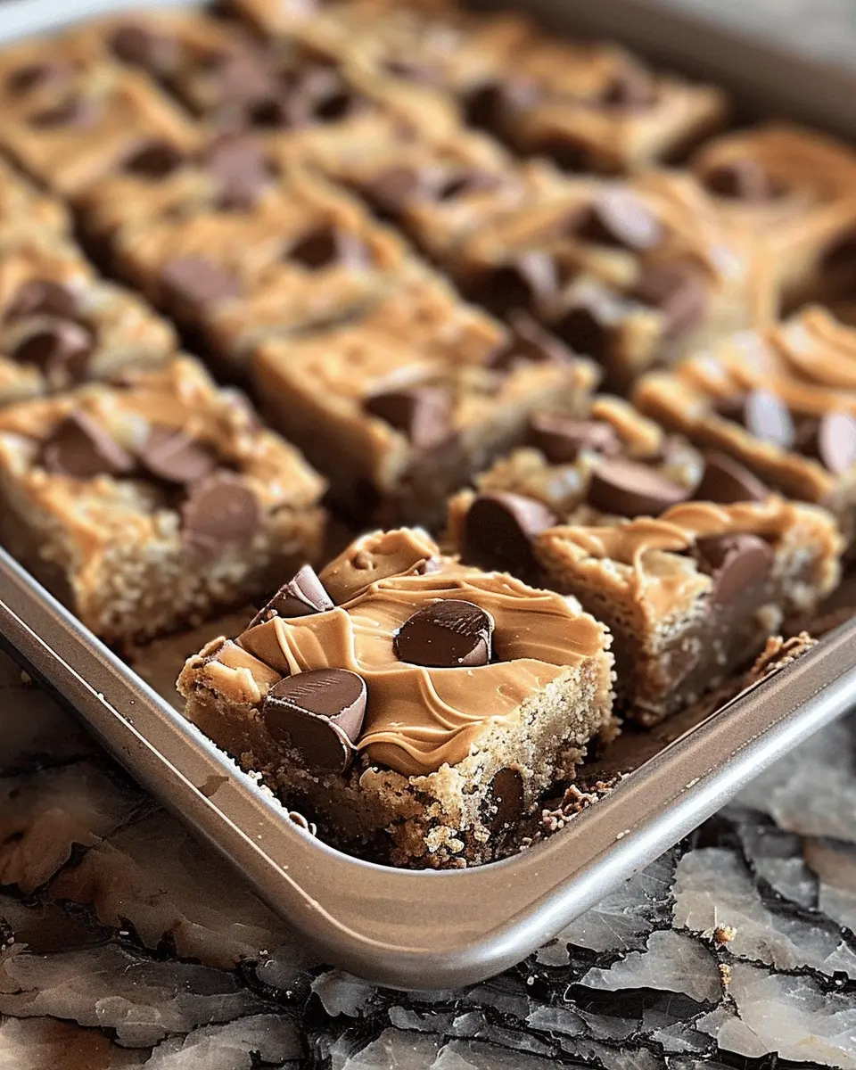 Peanut Butter Cup Gooey Cookie Bars: The Indulgent Treat You Need