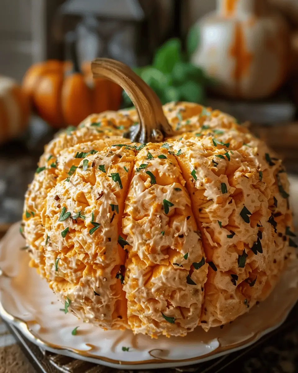 Pumpkin Shaped Cheese Ball: 5 Easy Festive Delights to Try