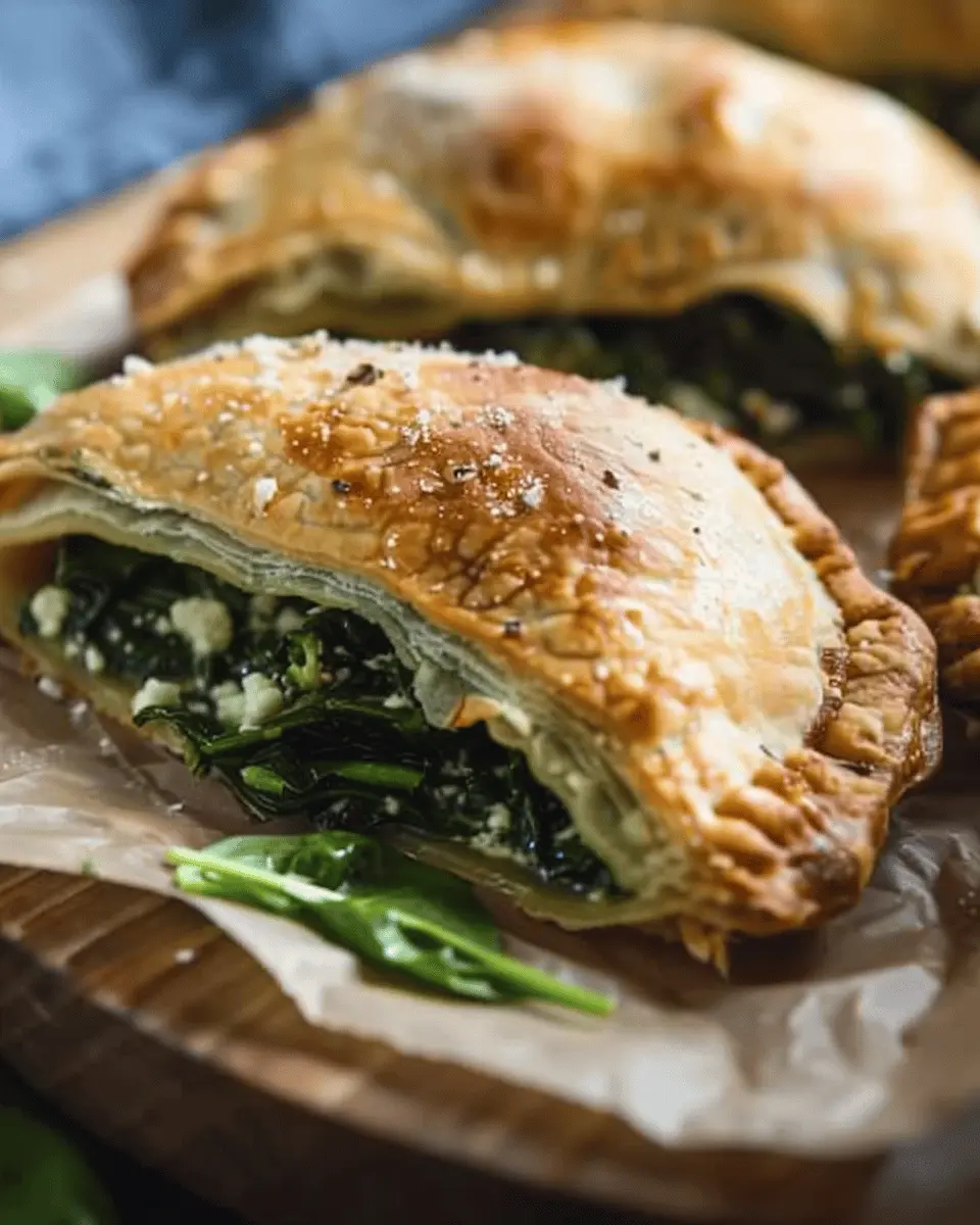 Quick and Easy Healthy Lunch Box Recipes: Delicious Spinach and Feta Hand Pies