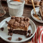 The Easiest, Fudgiest Peanut Butter Cup Dump Cake Ever!