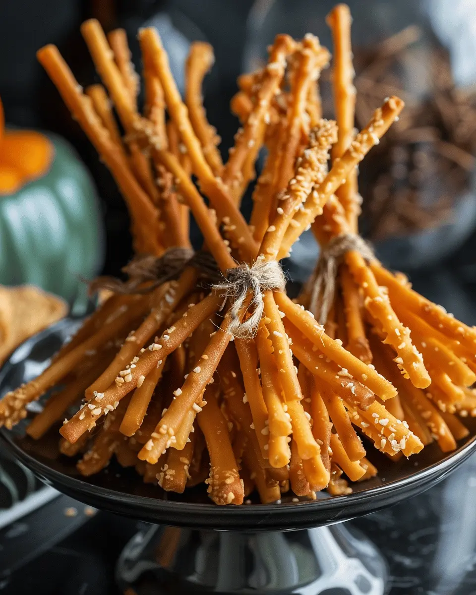 Witch’s Broomstick Snacks: Easy and Fun Halloween Party Treats