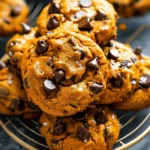 Fall Pumpkin Chocolate Chip Cookies : Easy 3 Ingredient Pumpkin Cookies