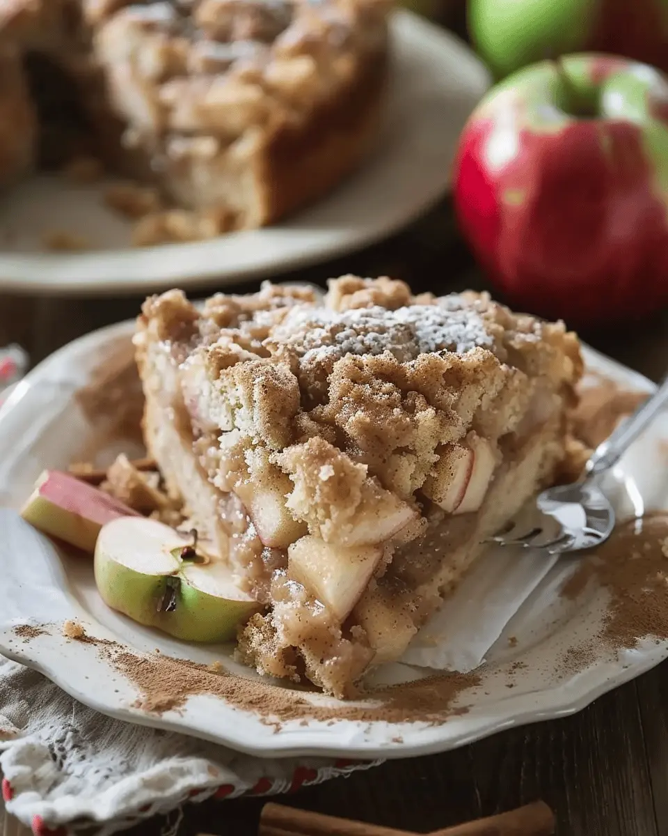 Easy Delicious Desserts: Indulgent Cinnamon Apple Crumb Cake Recipe