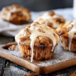 easy Delicious Desserts & Sweet Recipes : Cinnamon Roll Muffins