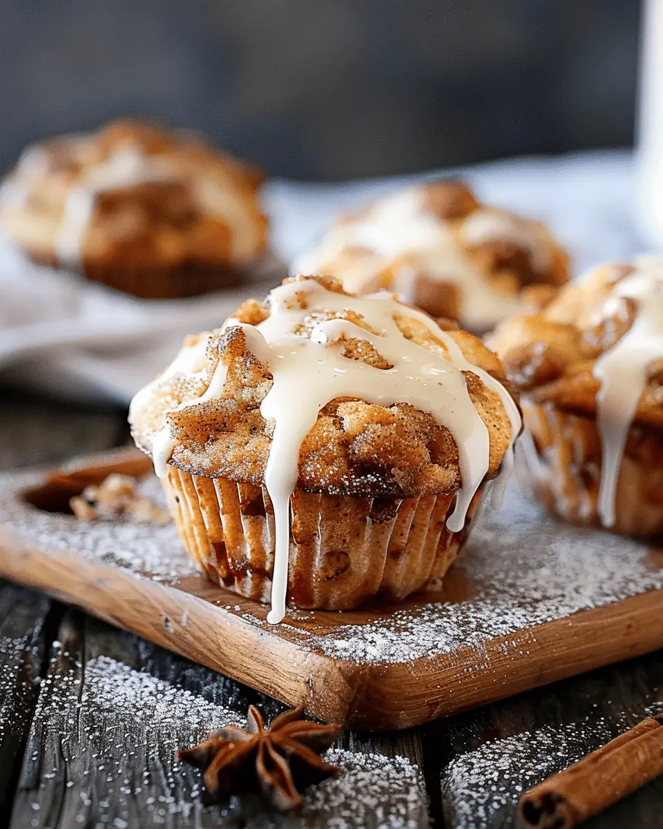 Easy Delicious Desserts: Indulgent Cinnamon Roll Muffins Recipe