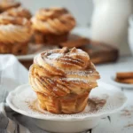 easy Delicious Desserts & Sweet Recipes : Easy Cinnamon Sugar Cruffins