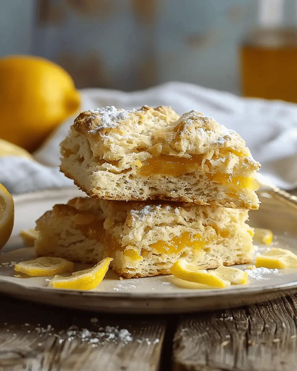 Easy Delicious Desserts: Lemon Scones That Brighten Your Day in 30 Minutes