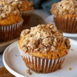 easy healthy pumpkin muffins recipes : Pumpkin Streusel Muffins