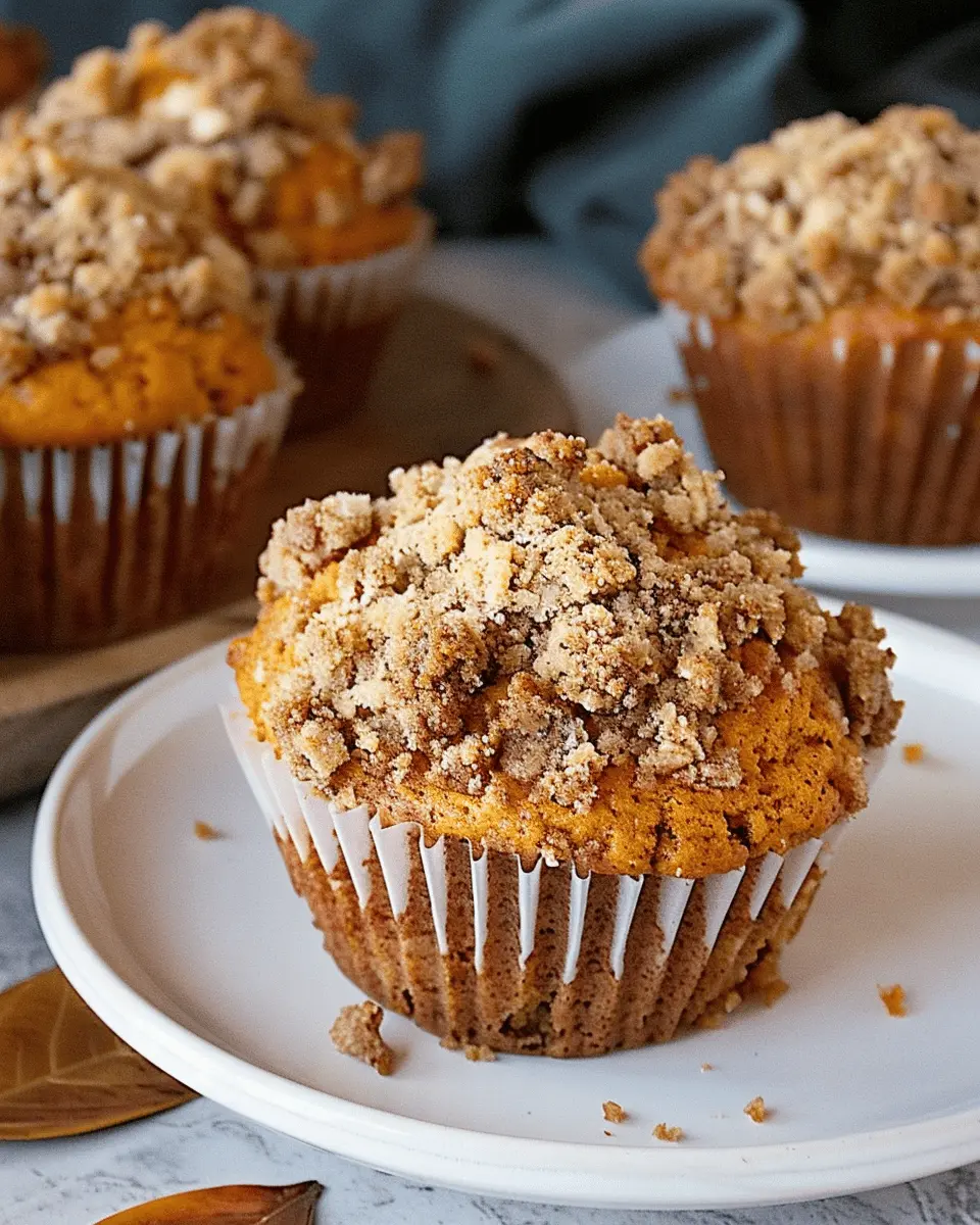 easy healthy pumpkin muffins recipes: Delicious Pumpkin Streusel Treats