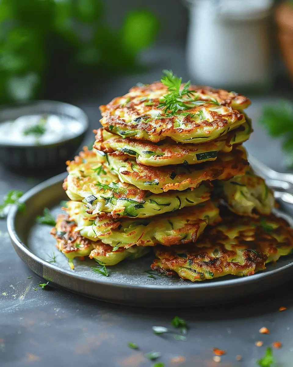 Low Carb Recipes: Delicious Zucchini Fritters with Turkey Bacon