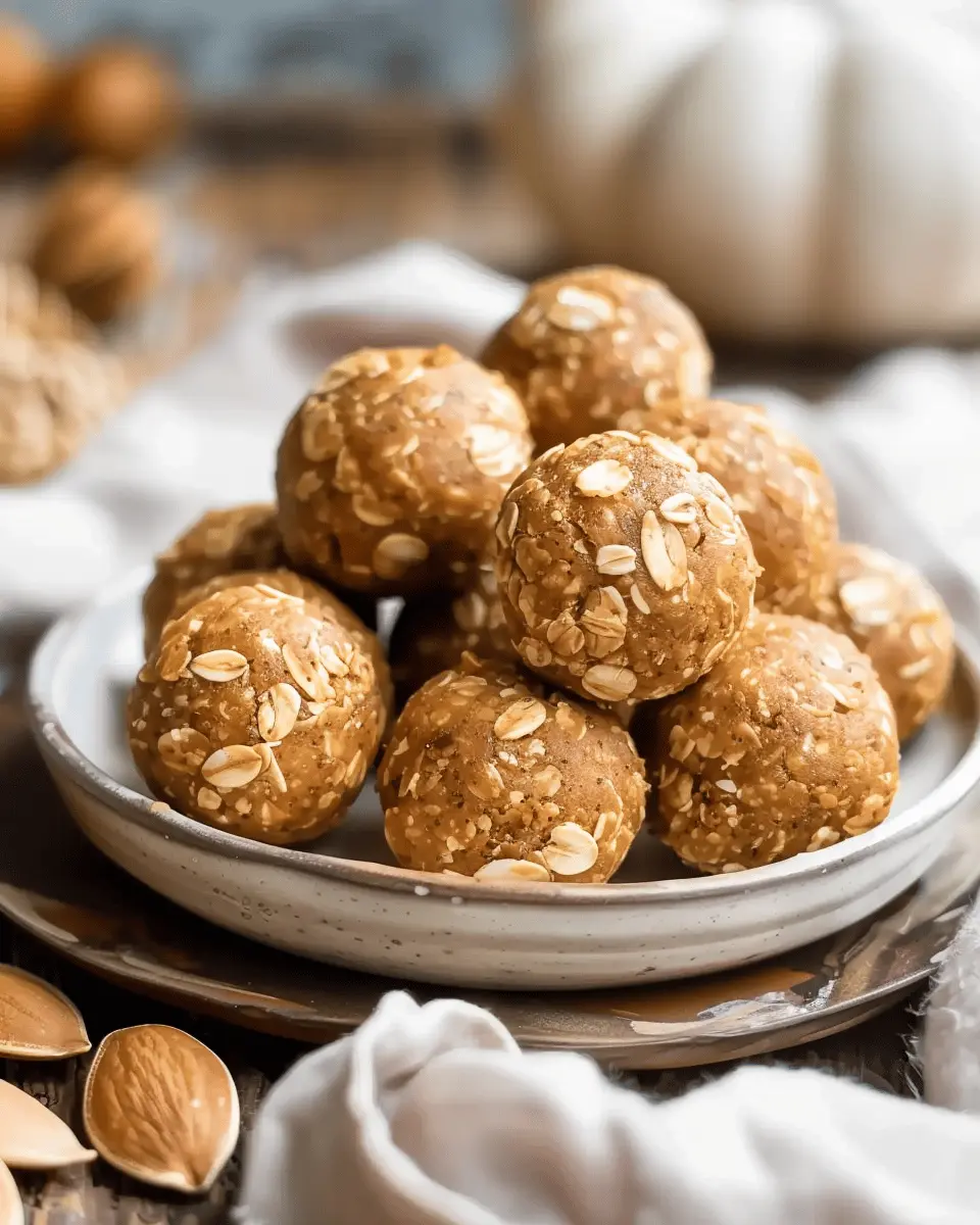 No Bake Pumpkin Protein Balls – Easy, Guilt-Free Energy Bites