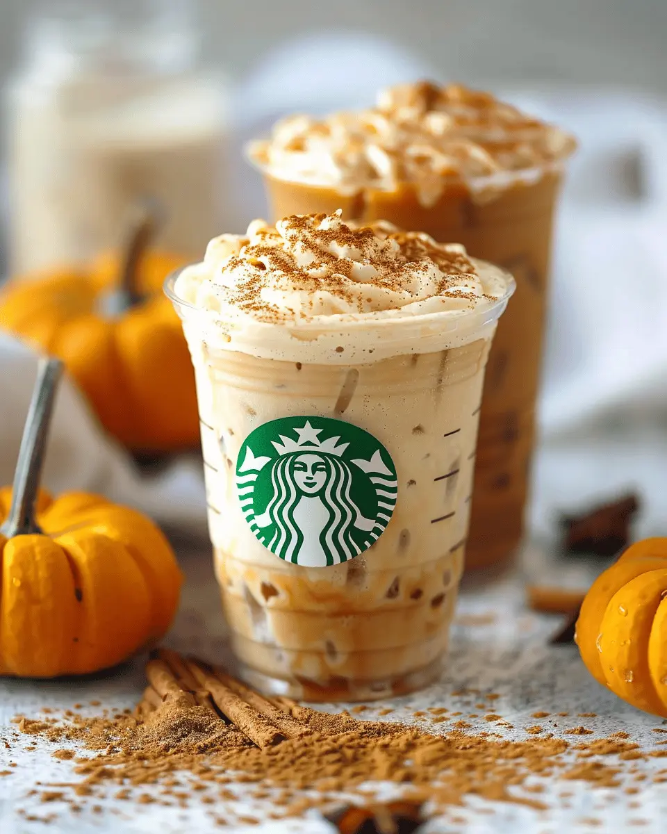 pumpkin starbucks drinks Iced Pumpkin Cream Chai Tea Latte Easy Recipe
