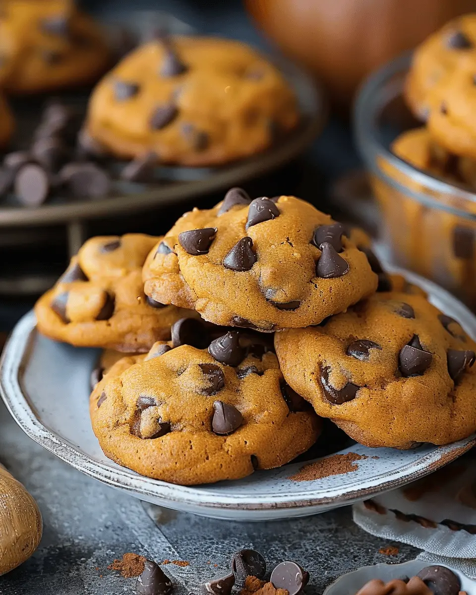 Fall Pumpkin Chocolate Chip Cookies: The Best Soft Treat for Autumn
