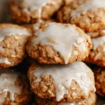 Pumpkin Snickerdoodle Cookie Recipe , Pumpkin Sweets Recipes Dessert : Cardamom Oatmeal Cookies with Maple Espresso Glaze