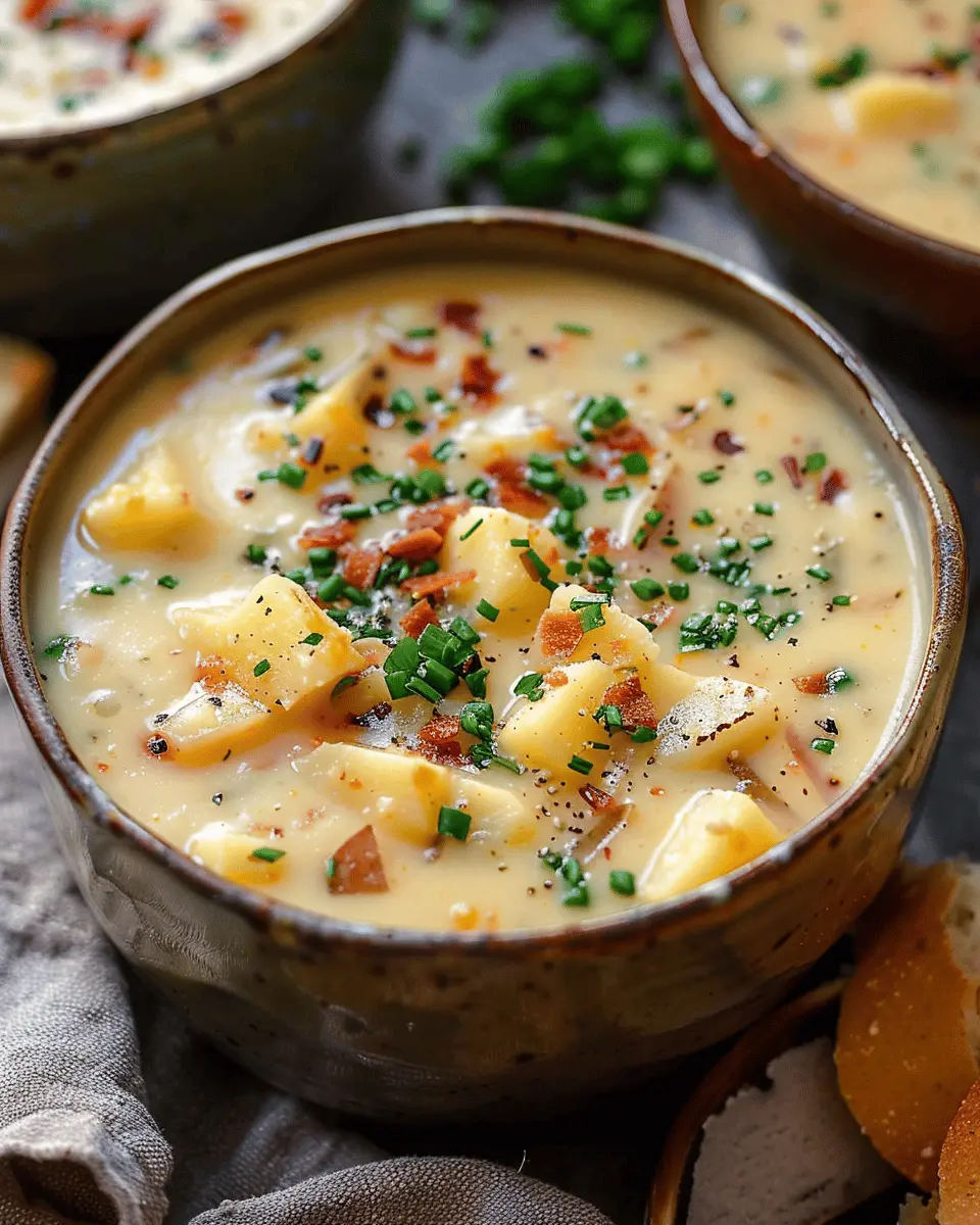 Easy Soup Recipes: Indulgent Outback Potato Soup with Turkey Bacon