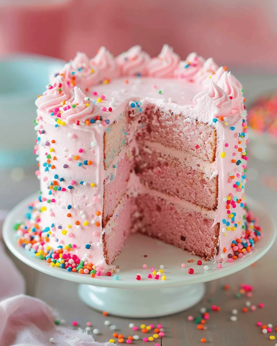 quick recipe ideas for a delightful Pink Birthday Cake at home