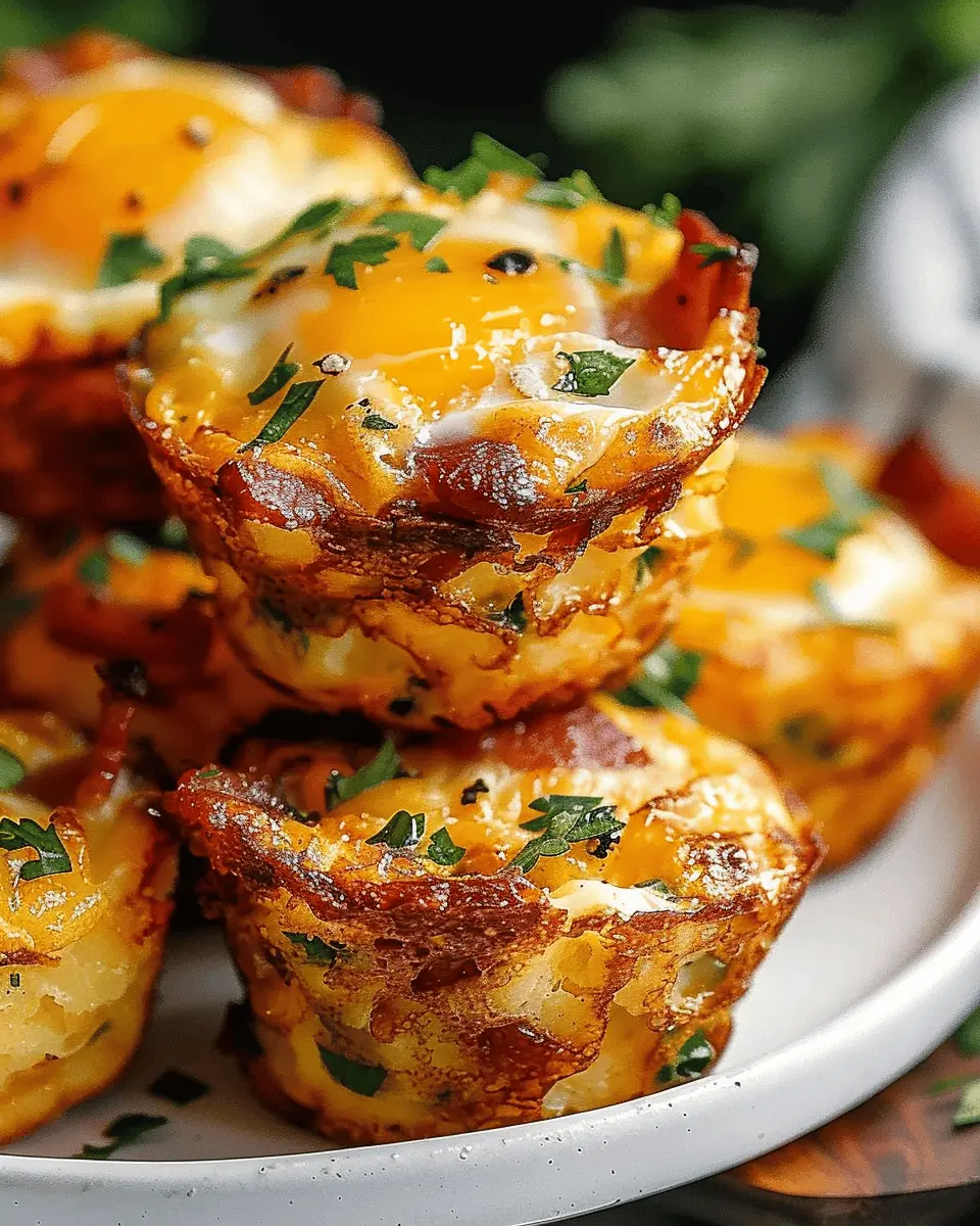 Loaded Bacon and Egg Hash Brown Muffins: Indulgent Breakfast Treat