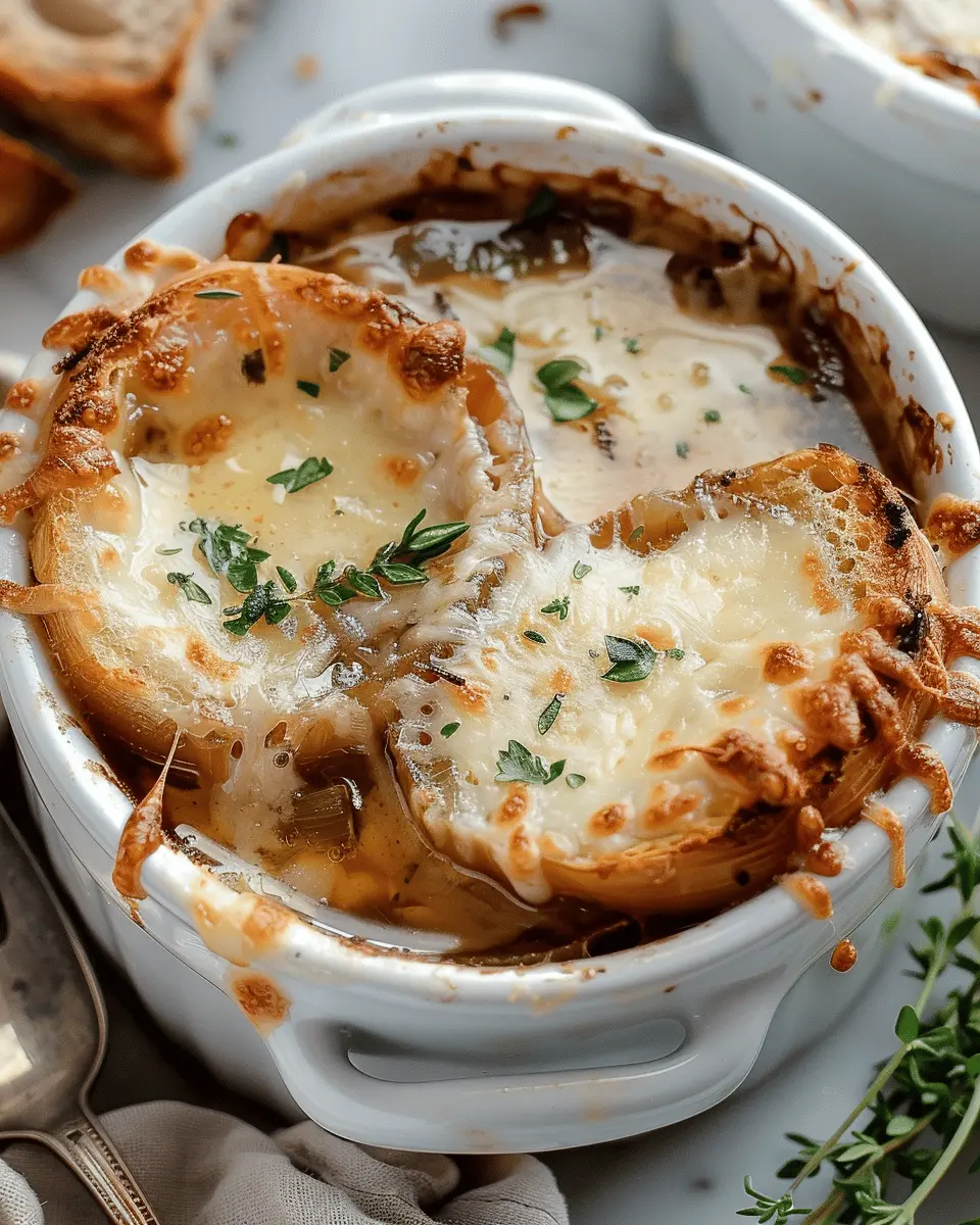 Easy Soup Recipes: Savory Crockpot French Onion Soup with Turkey Bacon
