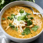 easy soup recipes : Green Chile Chicken Enchilada Soup