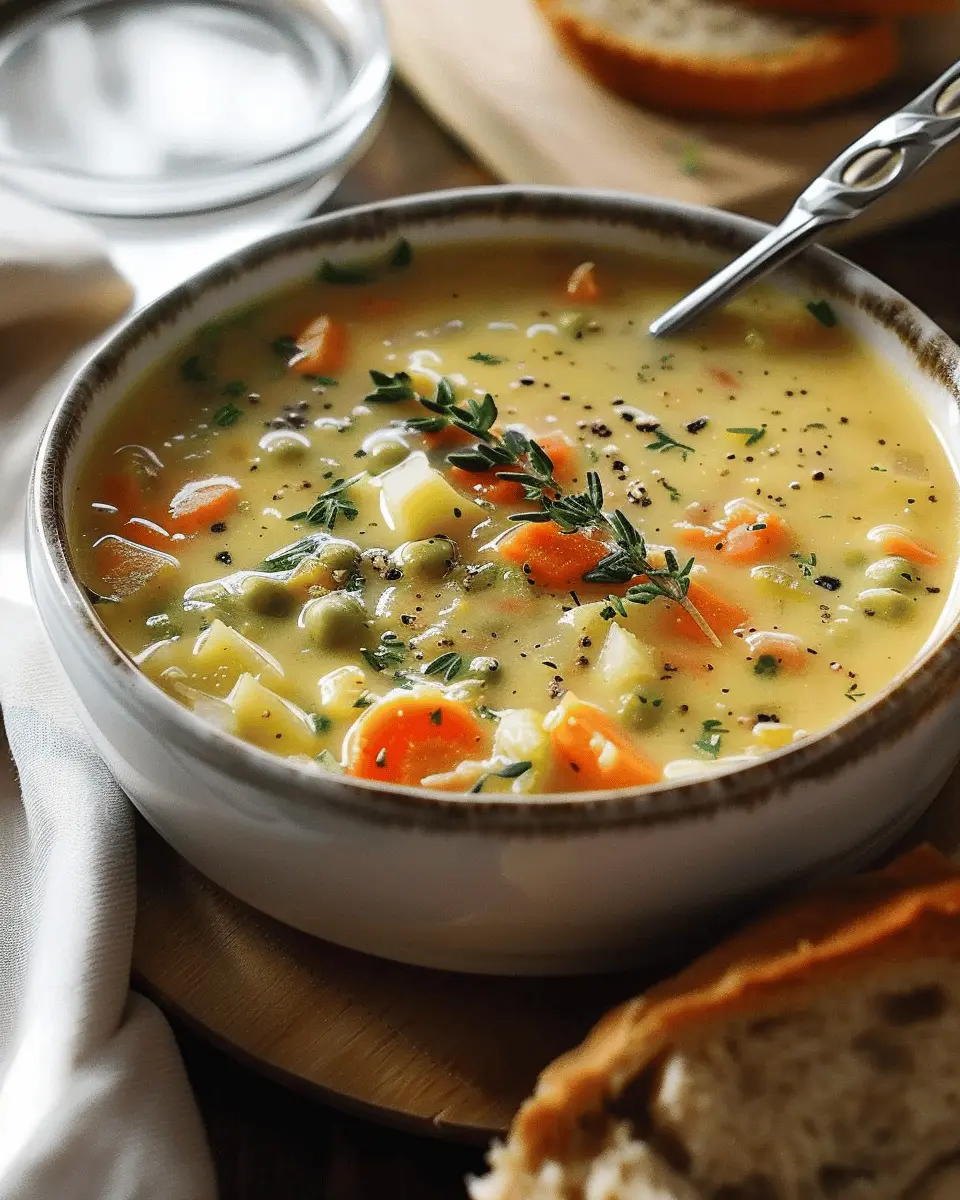 easy soup recipes: Delightfully Creamy One-Pot Vegetable Soup