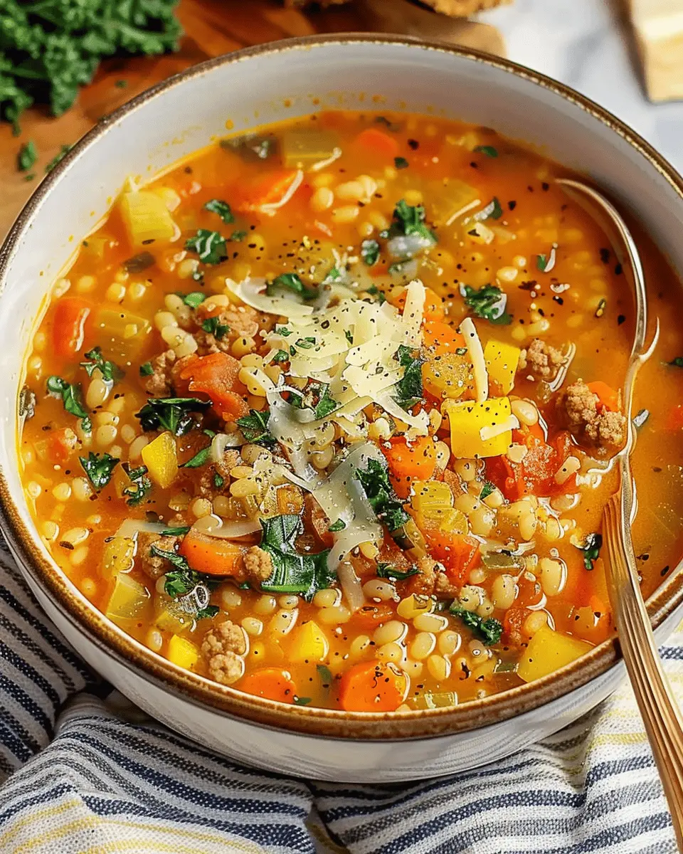 easy soup recipes: Italian Penicillin Soup with Turkey Bacon Comfort