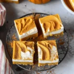 quick recipe ideas : Pumpkin Cheesecake Bars