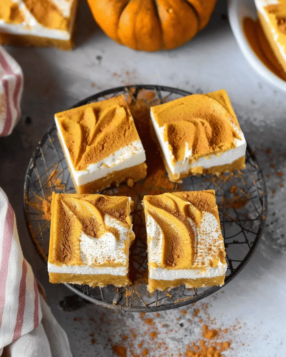 Quick Recipe Ideas: Indulgent Pumpkin Cheesecake Bars to Savor